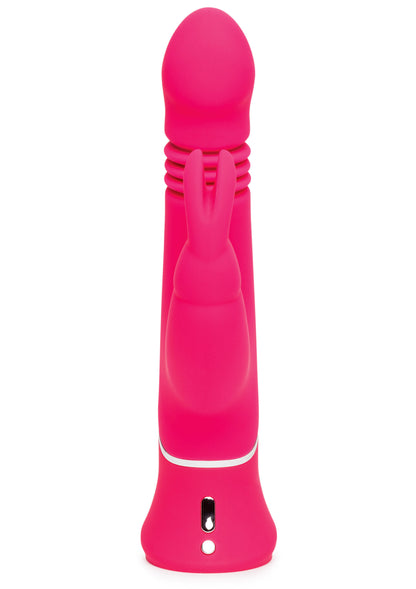 Happy Rabbit Thrusting Realistic Vibrator PINK - 0