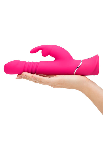 Happy Rabbit Thrusting Realistic Vibrator PINK - 4