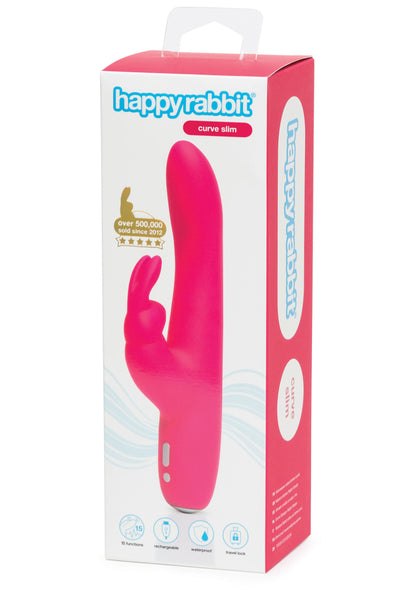 Happy Rabbit Slimline Curve Vibrator PINK - 3