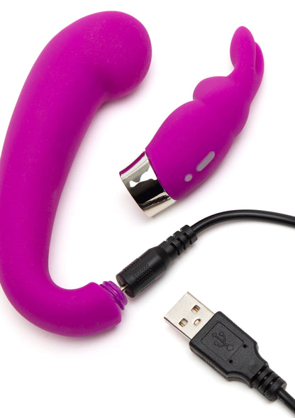 Happy Rabbit G-Spot Clitoral Curve Vibrator PURPLE - 2