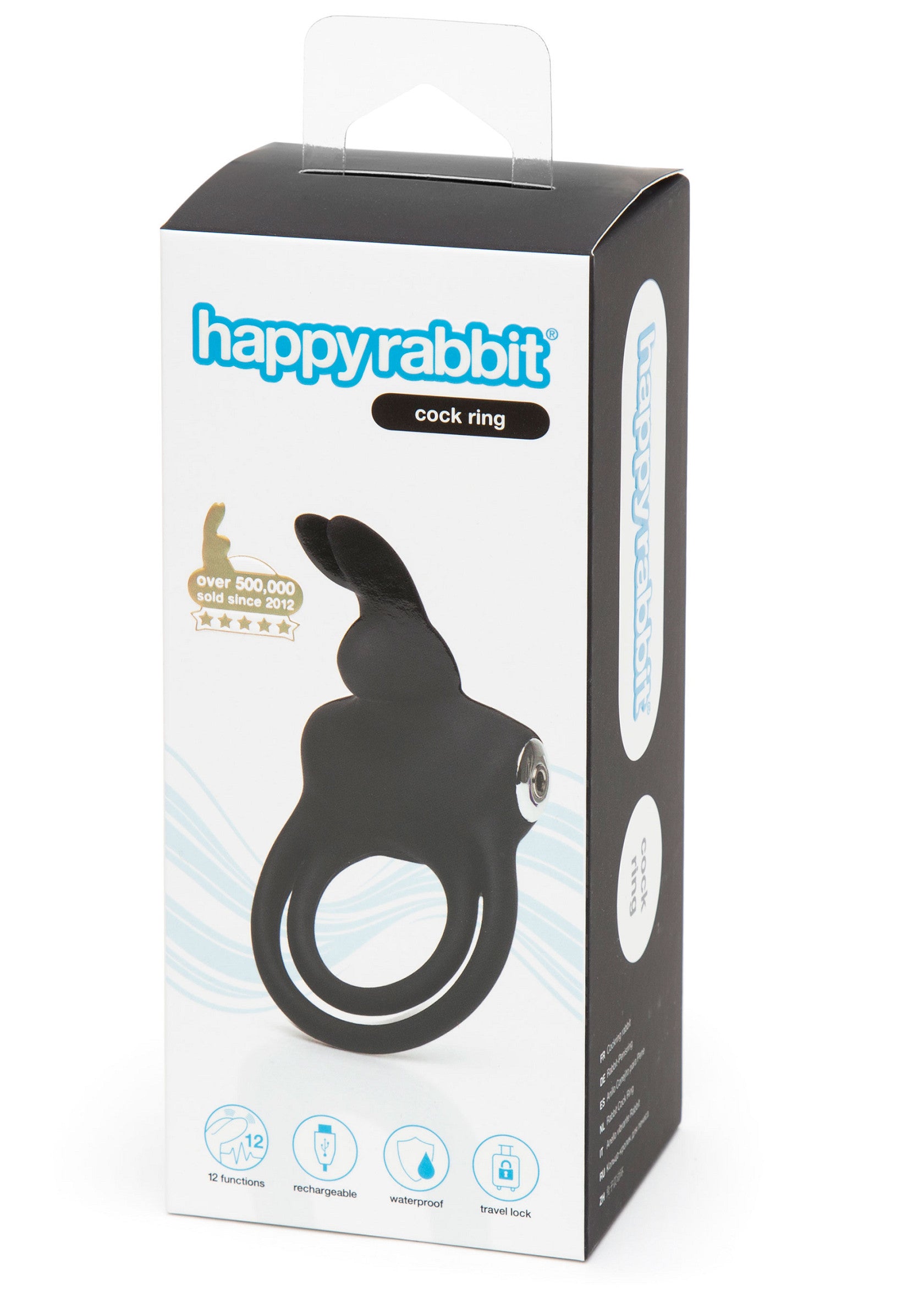 Happy Rabbit Stimulating Cock Ring BLACK - 0