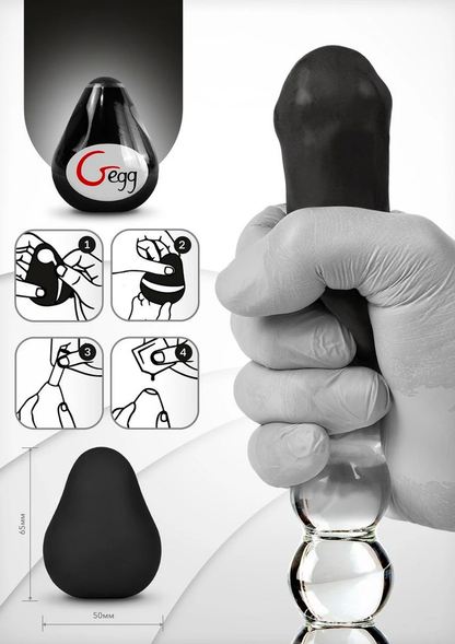 Gvibe G-Egg Masturbator BLACK - 9