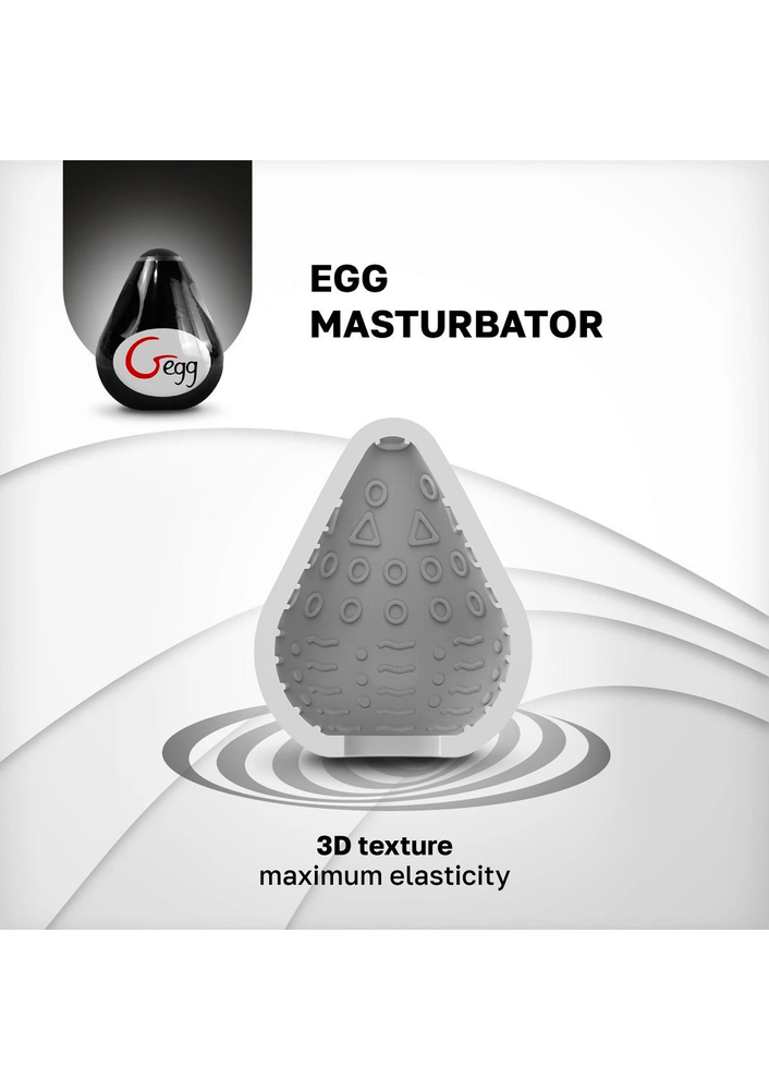 Gvibe G-Egg Masturbator BLACK - 0