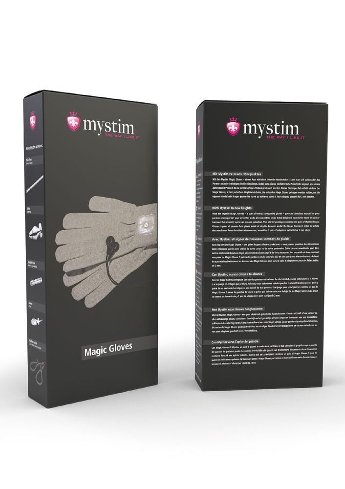 MyStim Magic Gloves GREY - 1