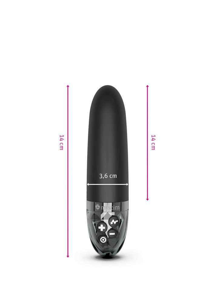 MyStim Sleak Freak Estim Vibrator BLACK - 0