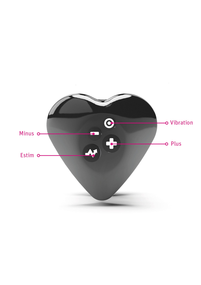 MyStim Hearts Desire Estim Stimulator BLACK - 3