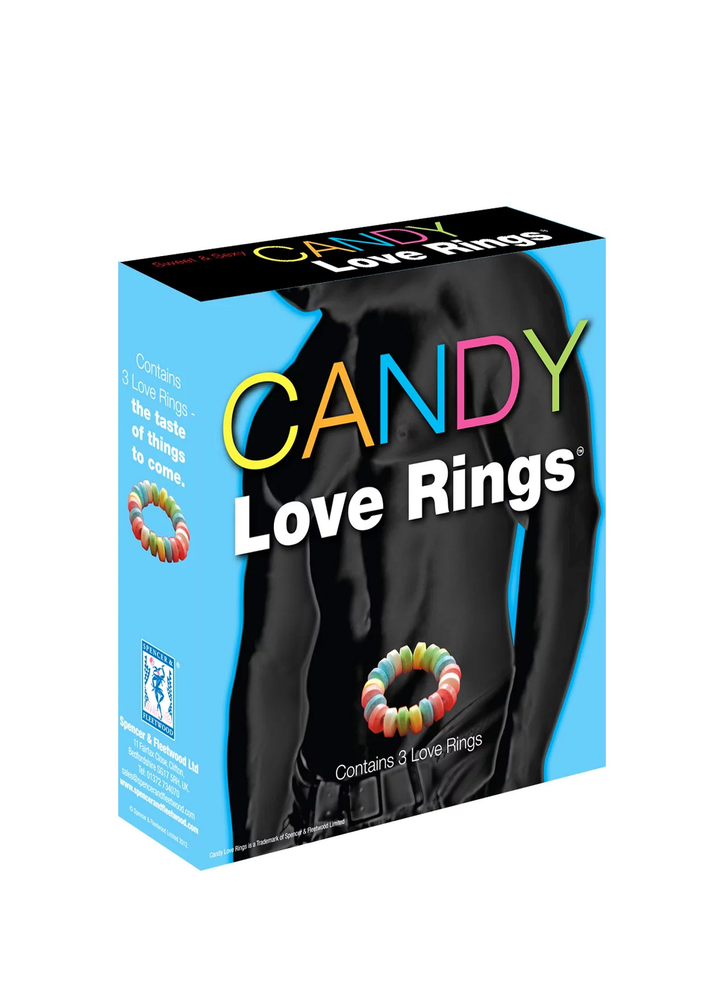 S&F Candy Love Rings 3pcs ASSORT - 0