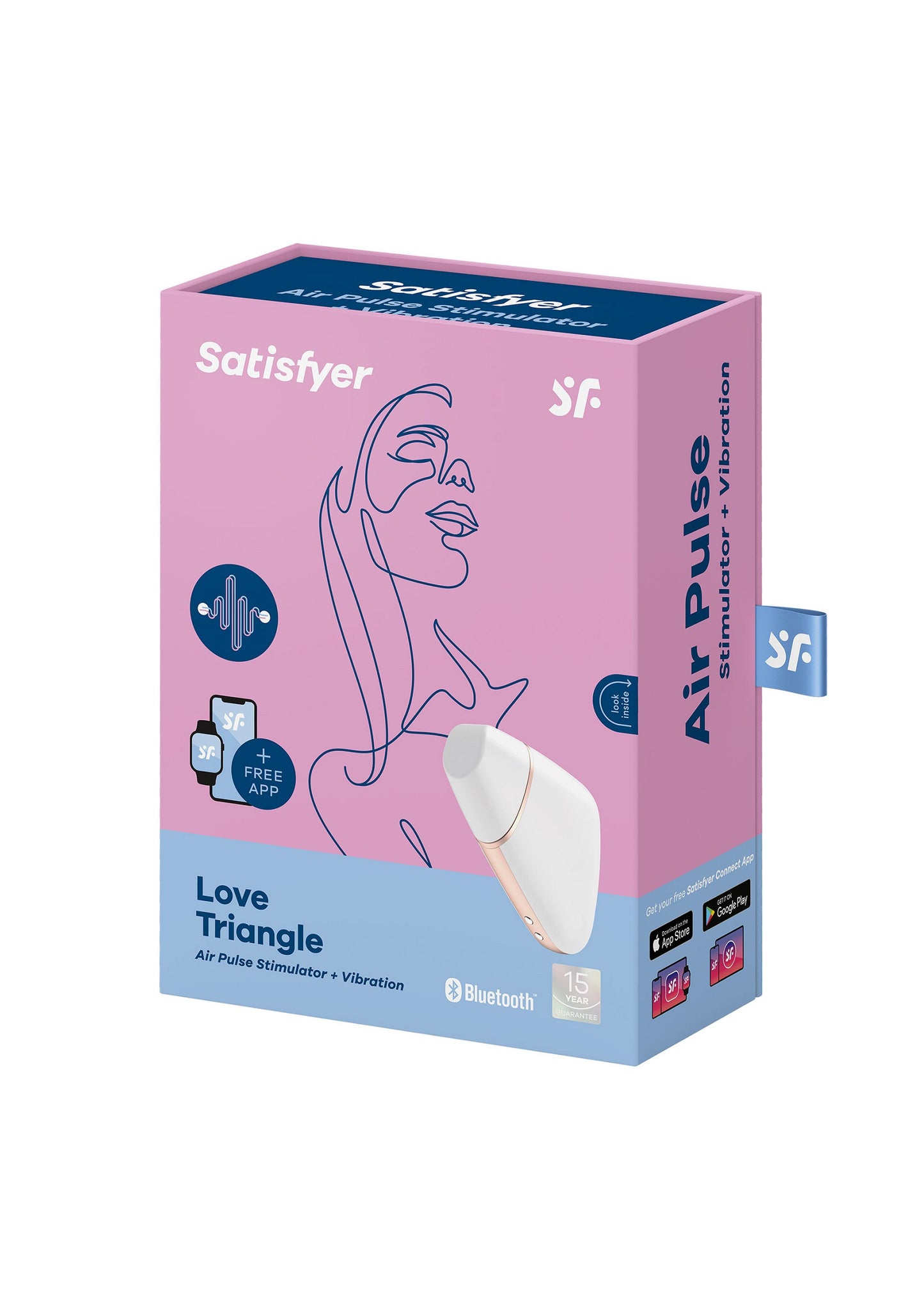 Satisfyer Love Triangle Bluetooth + App WHITE - 4