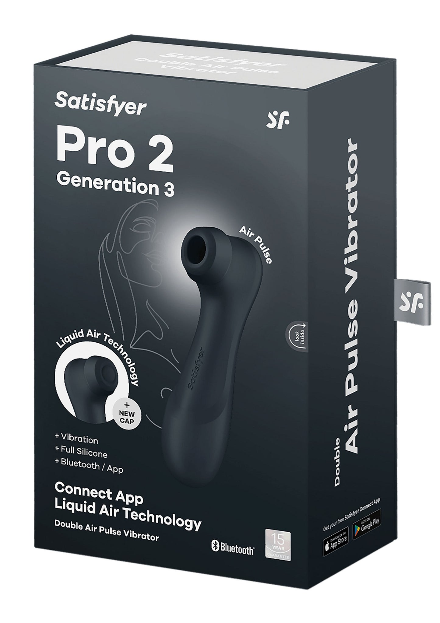 Satisfyer Pro 2 Generation 3 +Vibraring +App GREY - 10