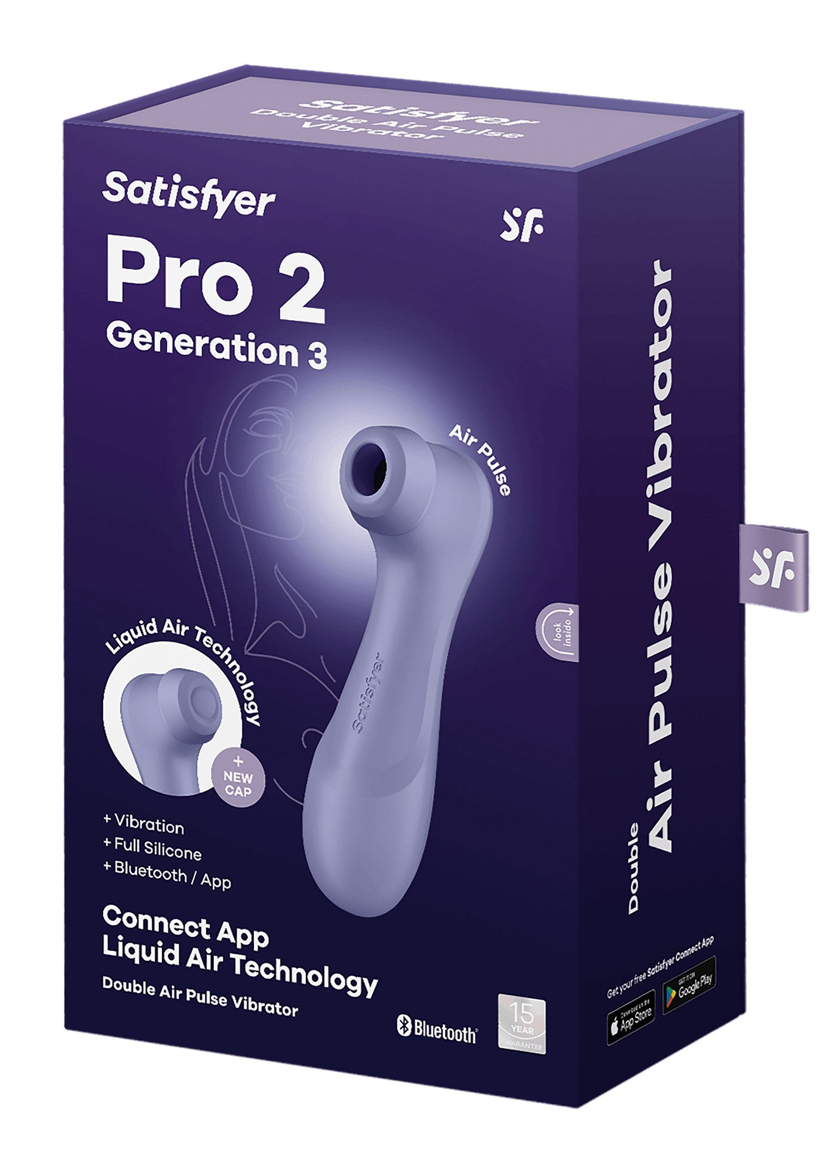 Satisfyer Pro 2 Generation 3 +Vibraring +App PURPLE - 8
