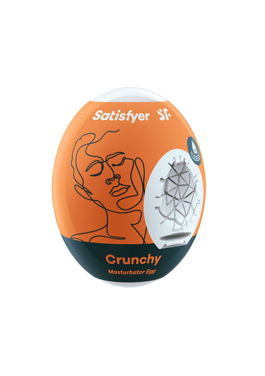 Satisfyer Masturbator Egg Crunchy 1pcs