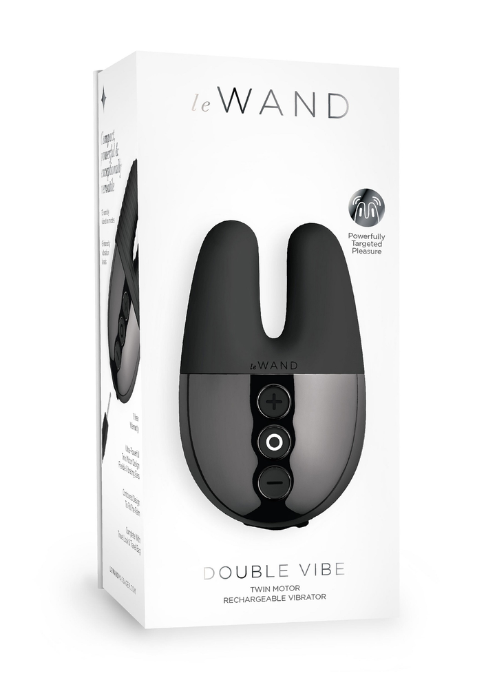 Le Wand Chrome Double Vibe BLACK - 5