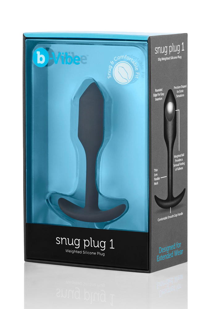 B-Vibe Snug Plug 1 BLACK - 3