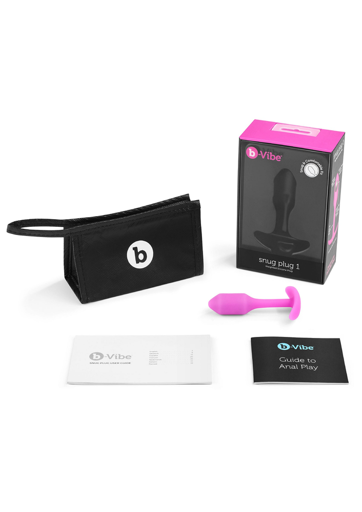 B-Vibe Snug Plug 1 FUCHSIA - 2