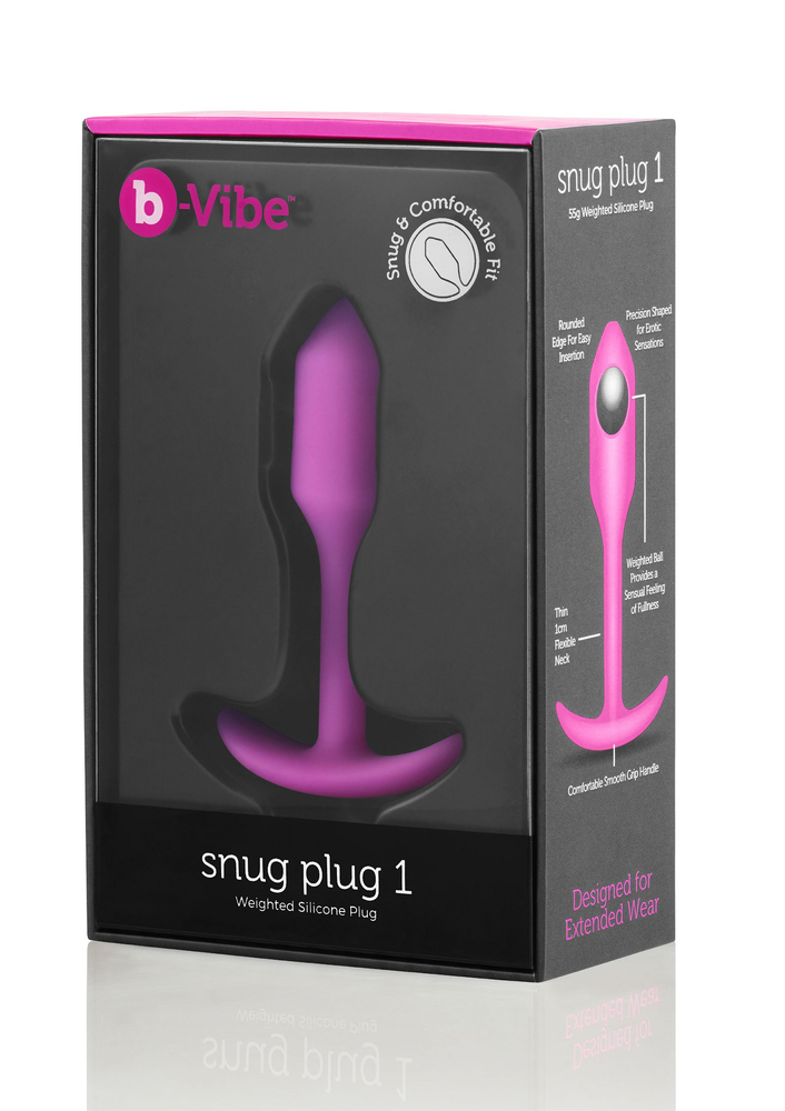 B-Vibe Snug Plug 1 FUCHSIA - 0