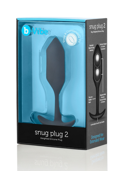 B-Vibe Snug Plug 2 BLACK - 5