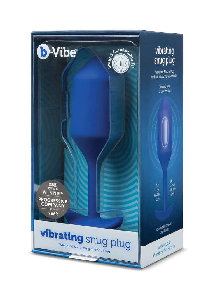 B-Vibe Vibrating Snug Plug 4 BLUE - 1