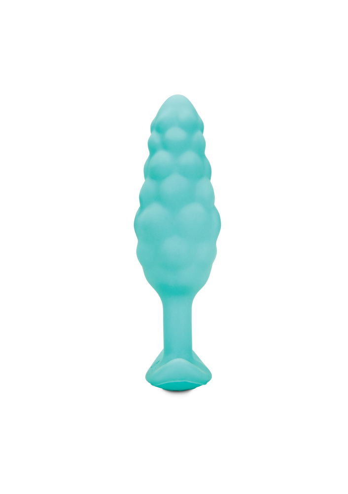 B-Vibe Bump Texture Plug AQUA - 10