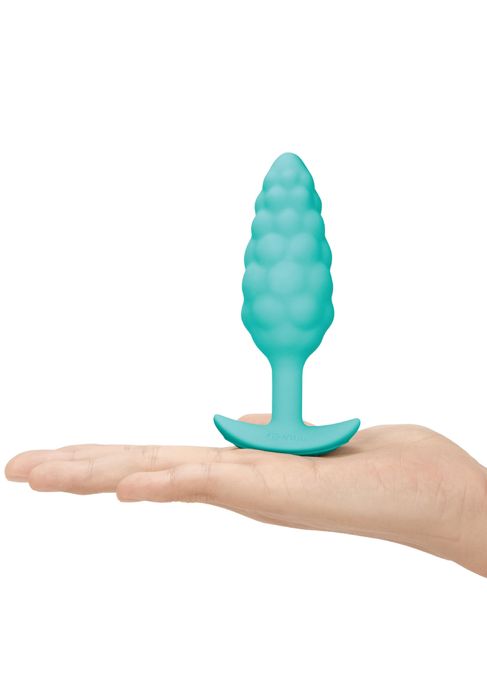 B-Vibe Bump Texture Plug AQUA - 1