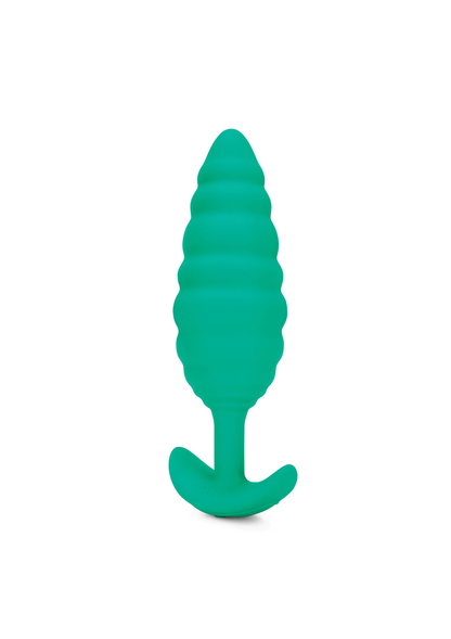 B-Vibe Twist Texture Plug GREEN - 5