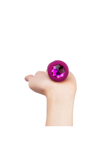 B-Vibe Vibrating Jewel Plug S/M FUCHSIA - 9