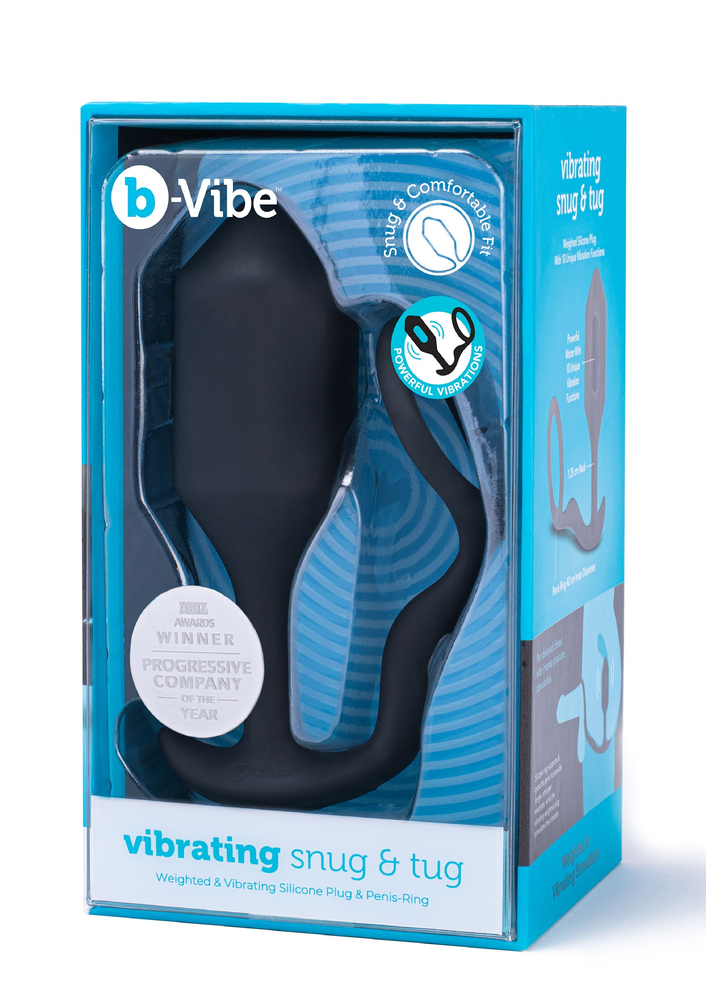 B-Vibe Vibrating Snug & Tug XL BLACK - 6