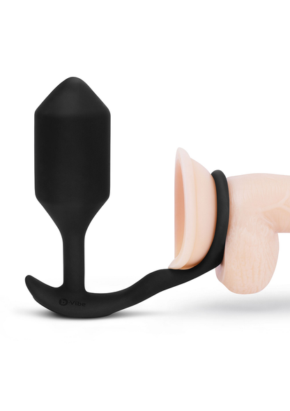 B-Vibe Vibrating Snug & Tug XL BLACK - 2