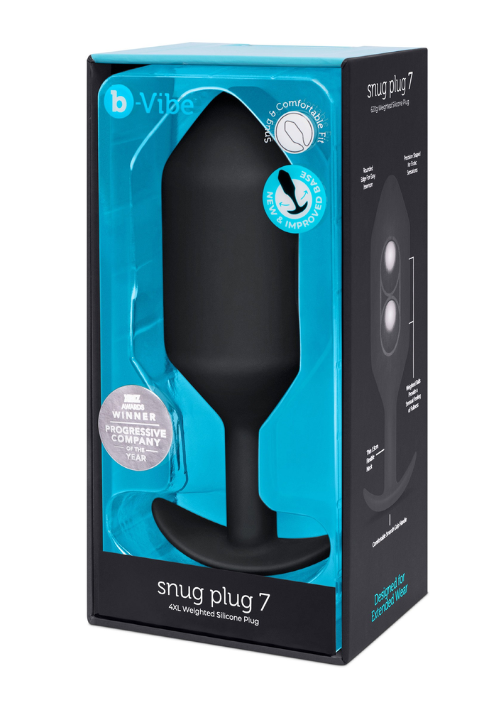 B-Vibe Snug Plug 7 BLACK - 2