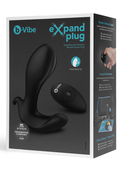 B-Vibe Expand Plug BLACK - 16