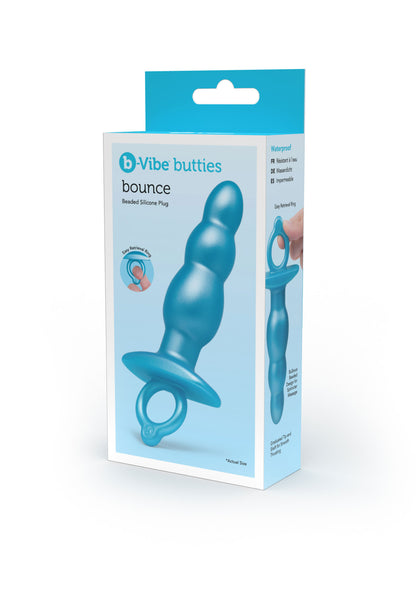 B-Vibe Bounce Plug AQUA - 9