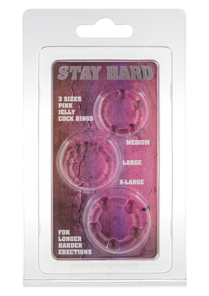 Stay Hard - Three Rings PINK - 1