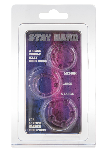 Stay Hard - Three Rings PURPLE - 1