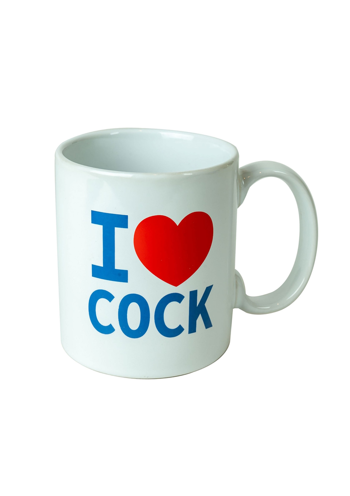 S&F I Love Cock Mug BLACK - 0