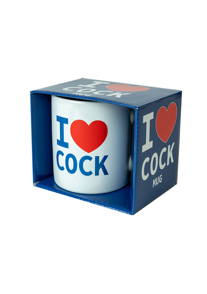 S&F I Love Cock Mug BLACK - 1