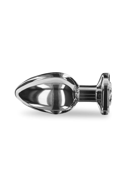 Playhouse Steel Pleasure Weighted Steel Butt Plug - S SILVER - 6