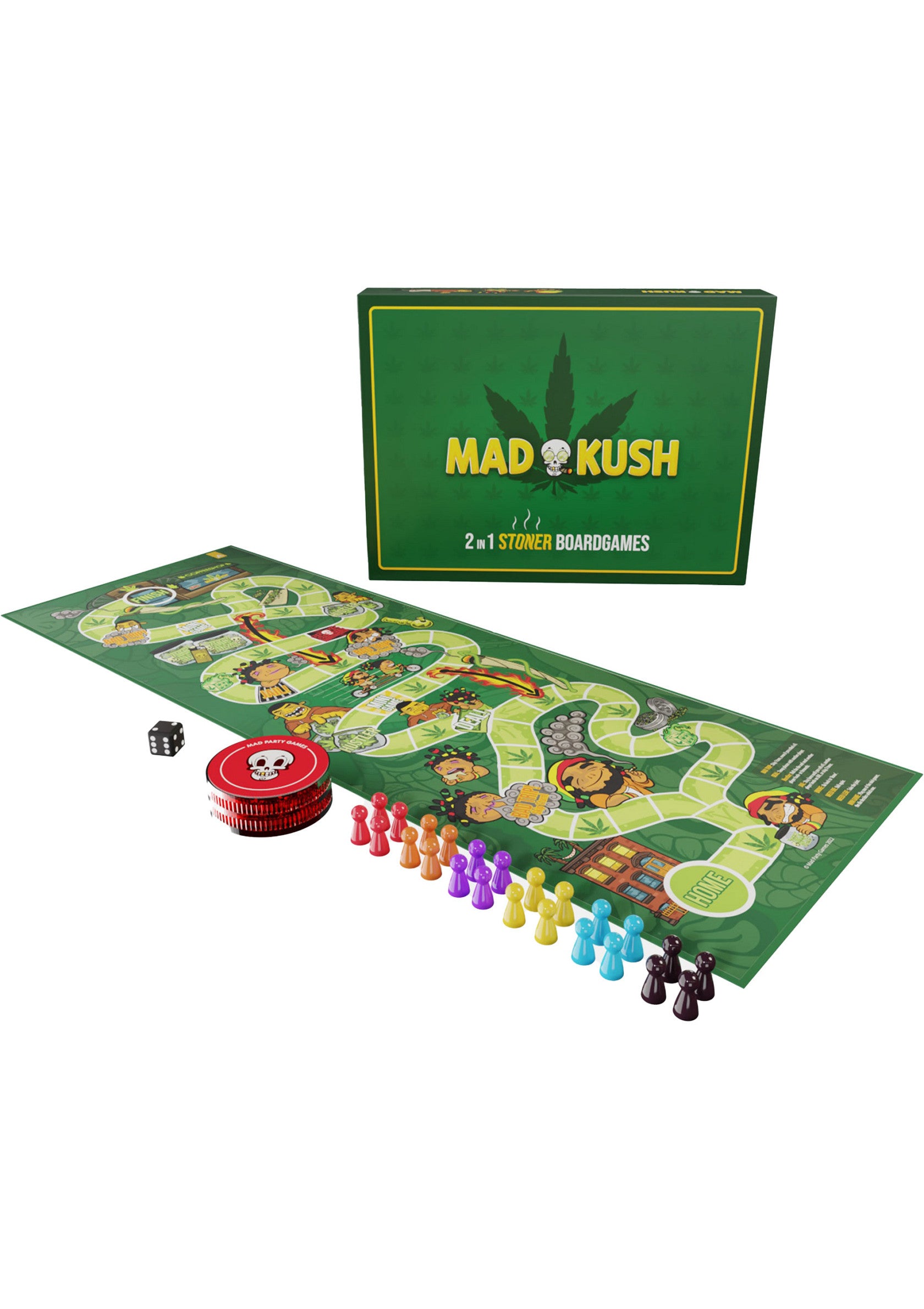 MadKush - Fun Party Weed Board Game ENGLISH - 2