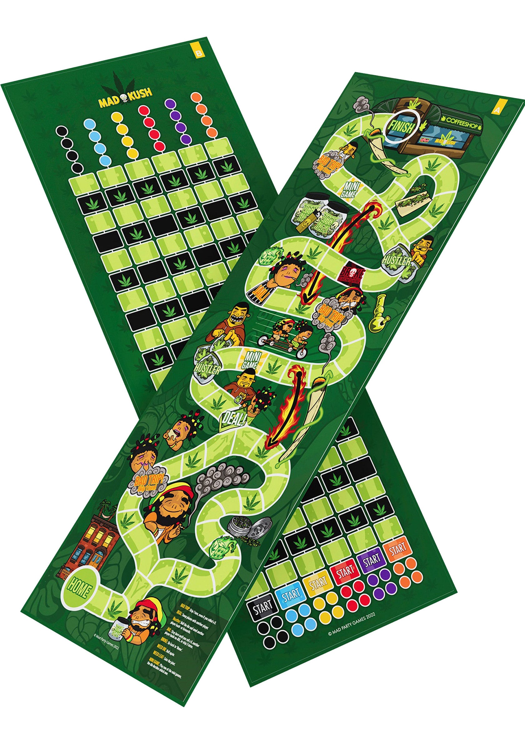 MadKush - Fun Party Weed Board Game ENGLISH - 0