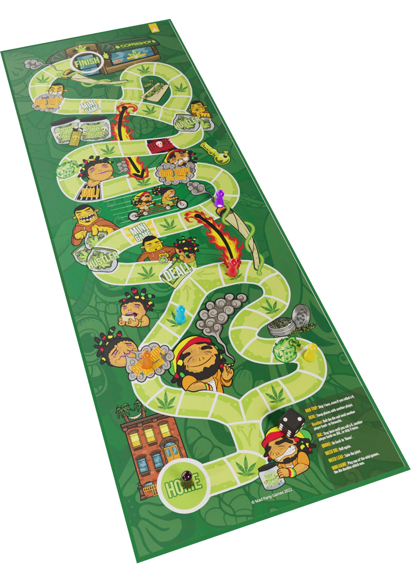 MadKush - Fun Party Weed Board Game ENGLISH - 5