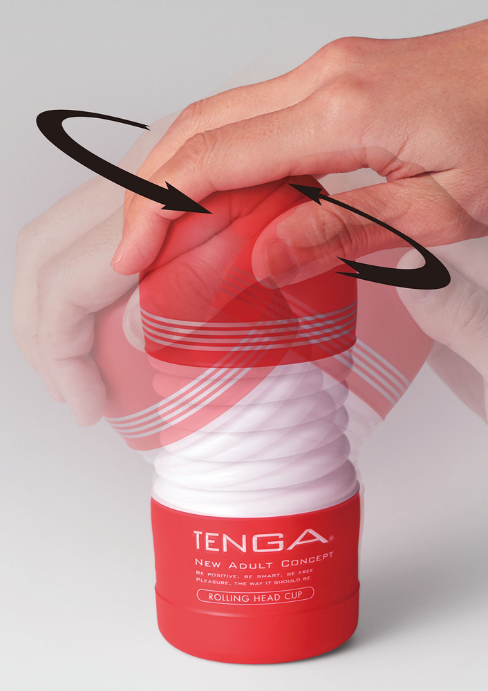 Tenga Rolling Head Cup Medium RED - 2