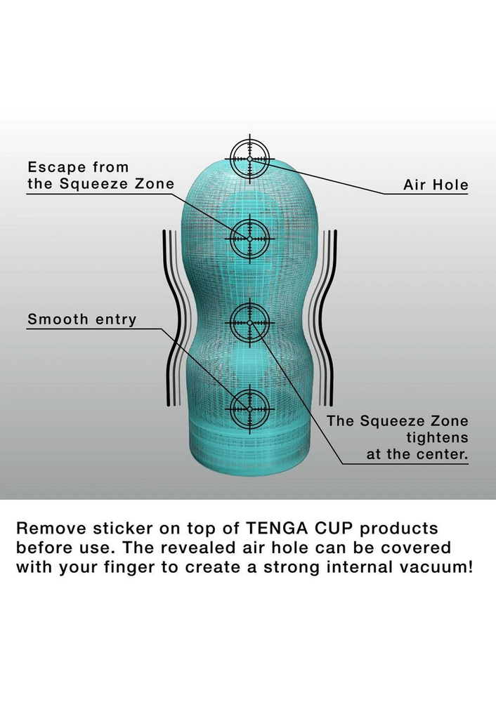Tenga Original Vacuum Cup Extra Cool TRANSPA - 1