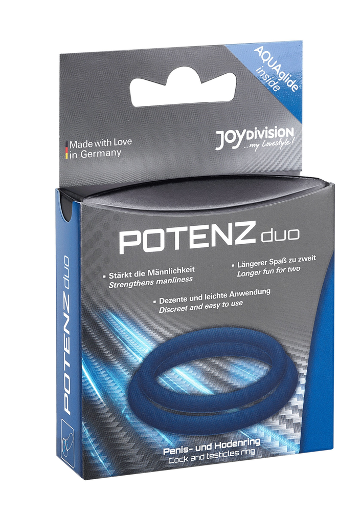 Joy Division POTENZduo ring Medium BLUE - 2