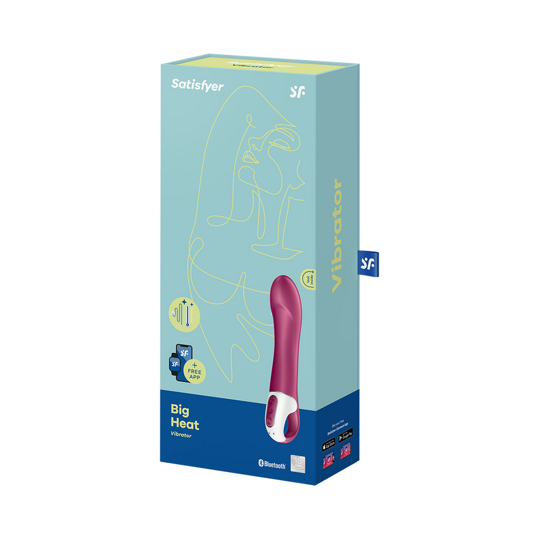 Big Heat - Warming G-Spot Vibrator - Berry Rood - 2