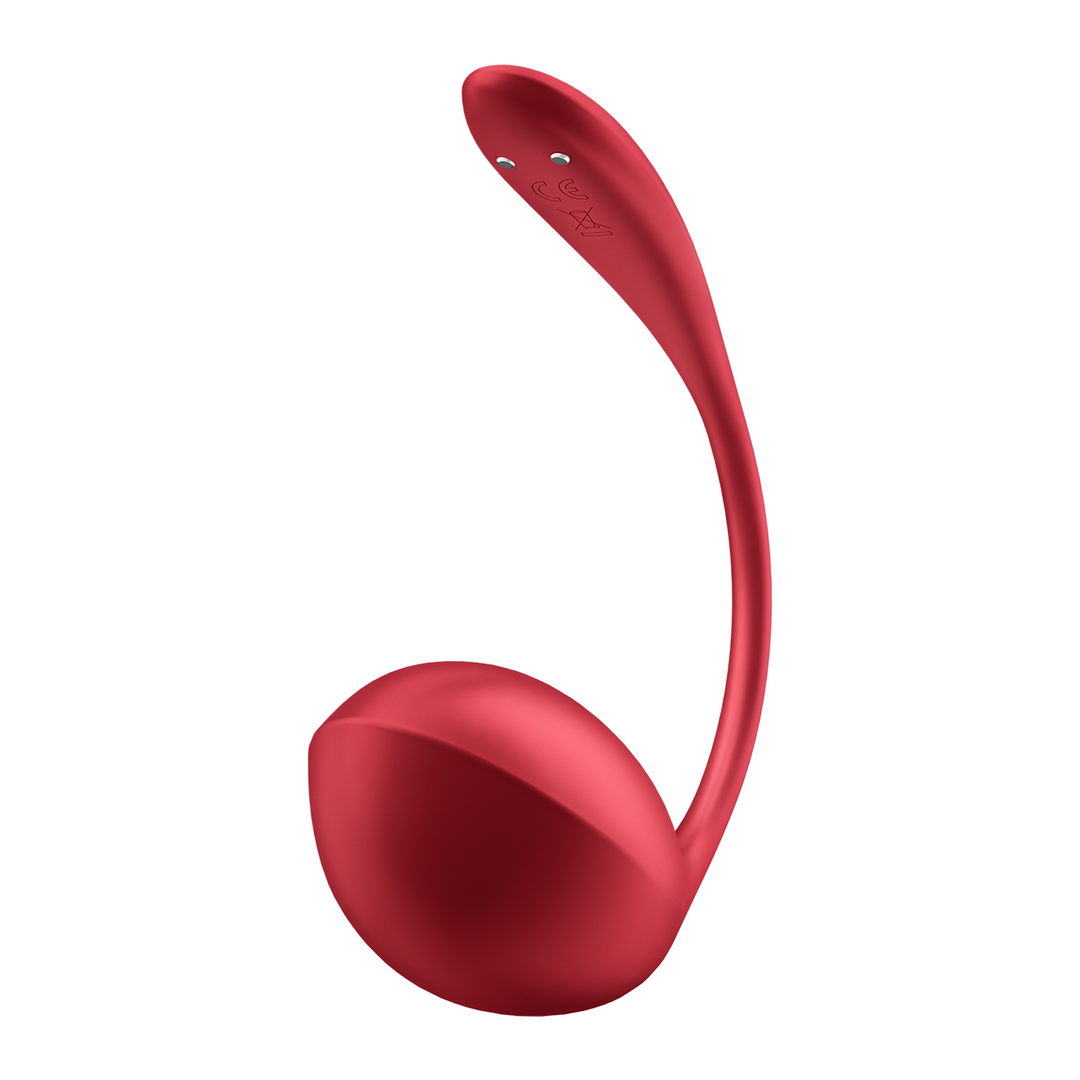 Shiny Petal Connect App - Wearable Couple Vibrator - Red Rood - 5