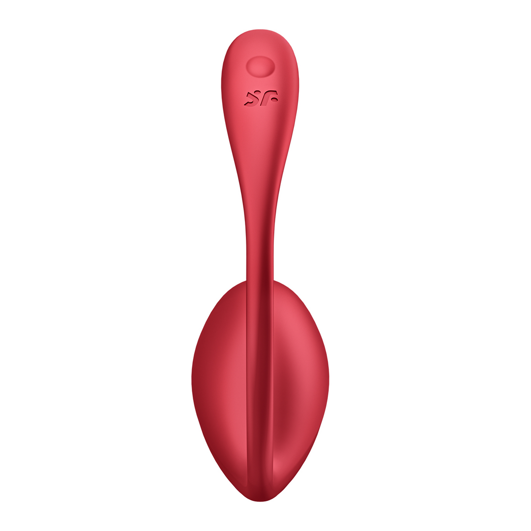 Shiny Petal Connect App - Wearable Couple Vibrator - Red Rood - 4