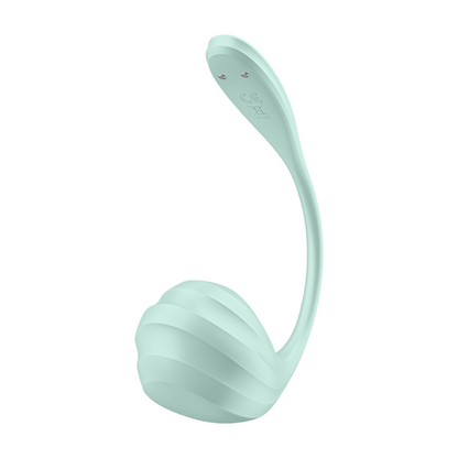 Smooth Petal Connect App - Wearable Couple Vibrator - Mint Groen - 0