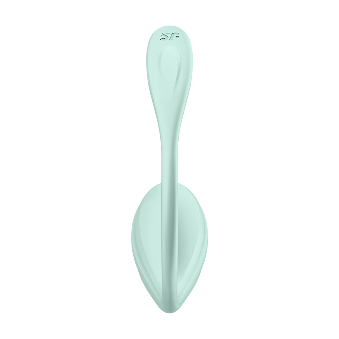 Smooth Petal Connect App - Wearable Couple Vibrator - Mint Groen - 2