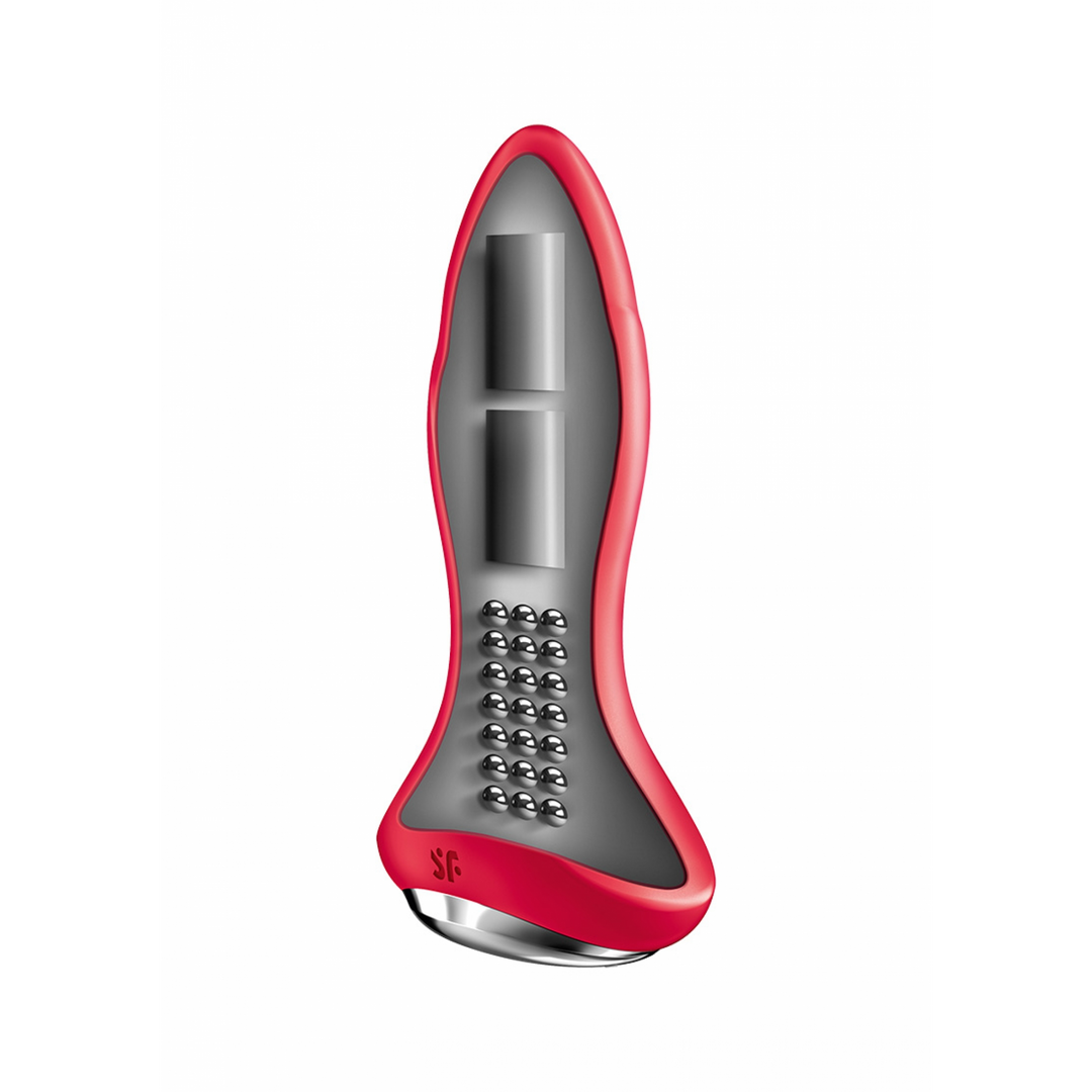 Rotar Plug 1Plus - Vibrating Butt Plug with App - Red Rood - 1