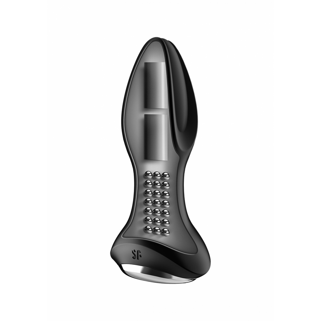 Rotar Plug 2Plus - Vibrating Butt Plug with App - Black Zwart - 0