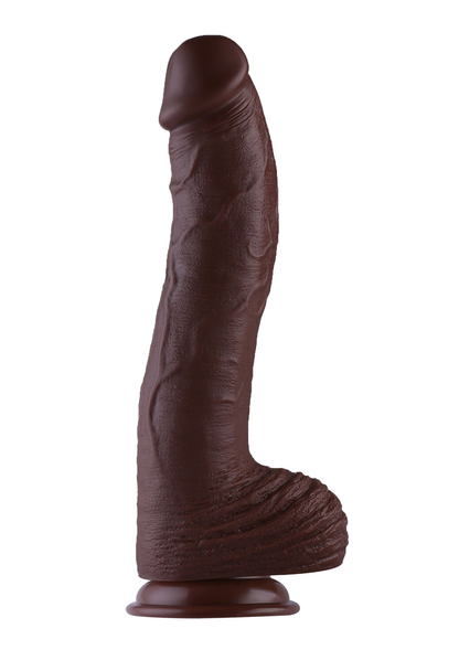 HiSmith KlicLok Dildo 32 cm BROWN - 2