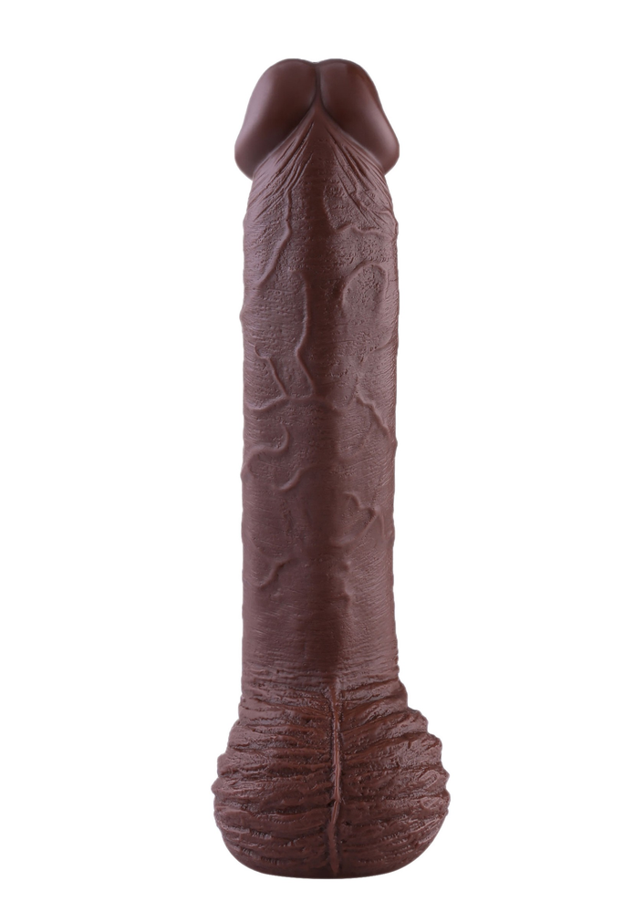 HiSmith KlicLok Dildo 32 cm BROWN - 3